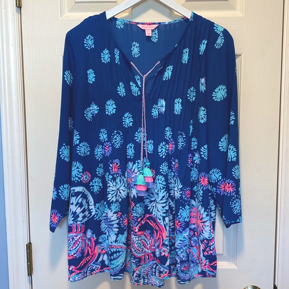 Lilly Pulitzer Marilina Tunic EUC